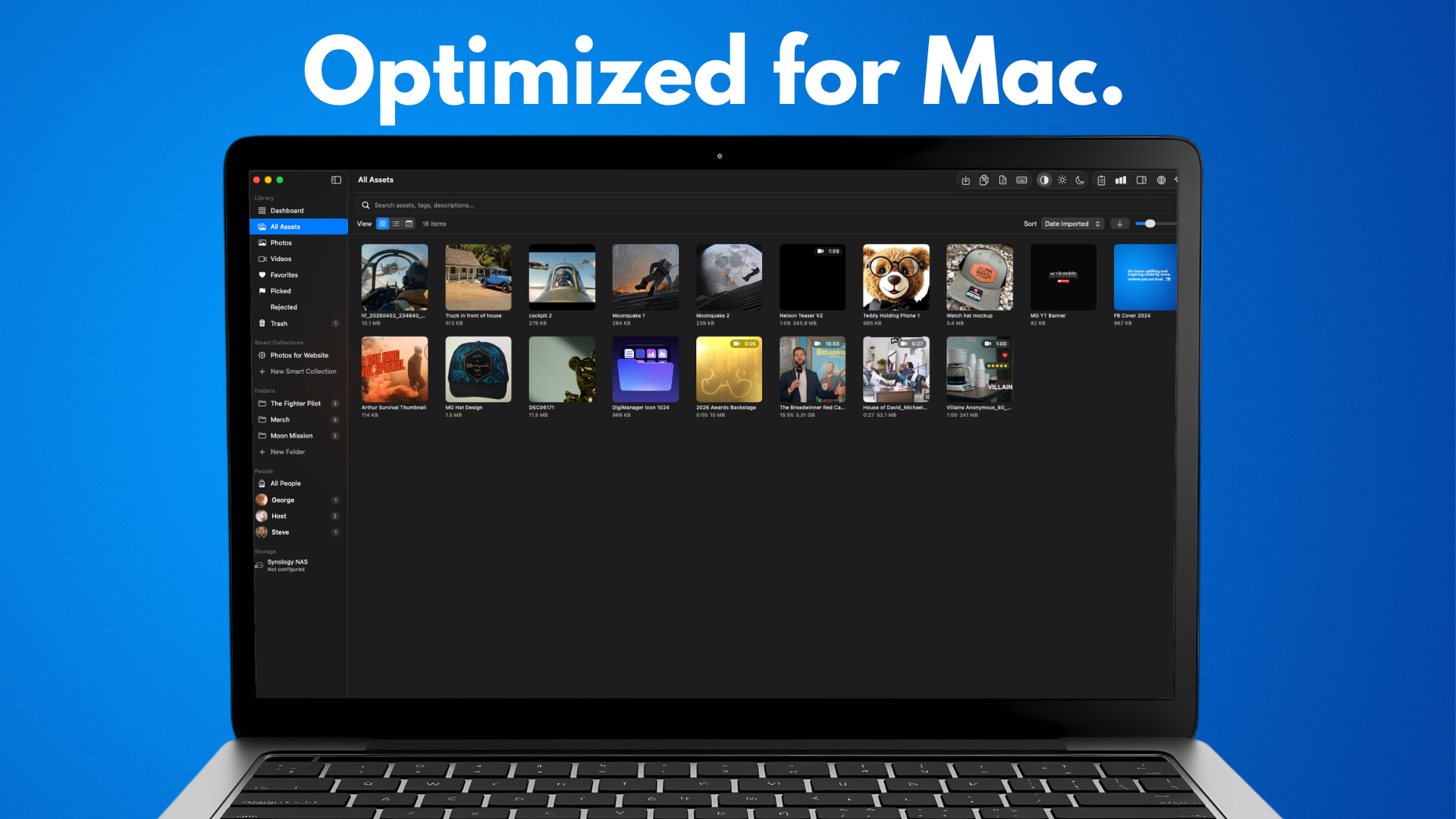 Optimized for Mac.